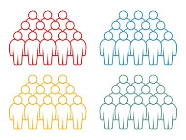 Sembol, insan ikonu. vektör dosyası.