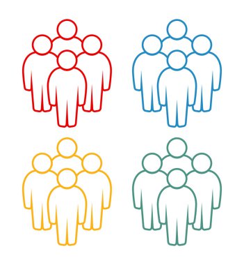 Sembol, insan ikonu. vektör dosyası.