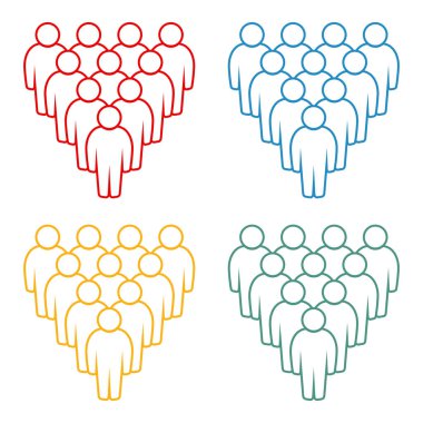 Sembol, insan ikonu. vektör dosyası.