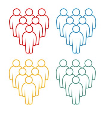 Sembol, insan ikonu. vektör dosyası.