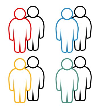 Sembol, insan ikonu. vektör dosyası.