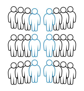 Sembol, insan ikonu. vektör dosyası.