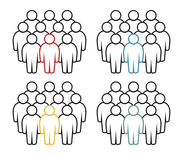 Sembol, insan ikonu. vektör dosyası.