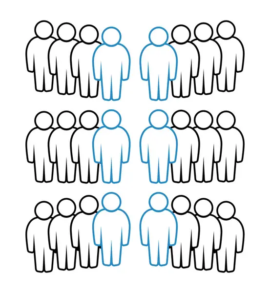 Sembol, insan ikonu. vektör dosyası.