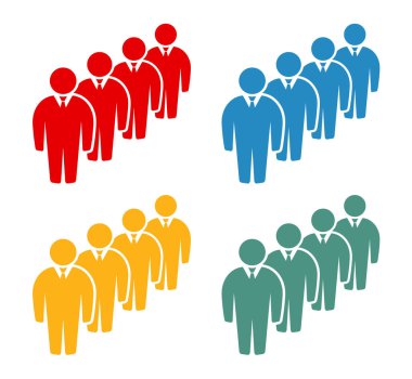 Sembol, insan ikonu. vektör dosyası.