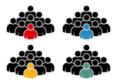 Sembol, insan ikonu. vektör dosyası.