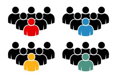 Sembol, insan ikonu. vektör dosyası.