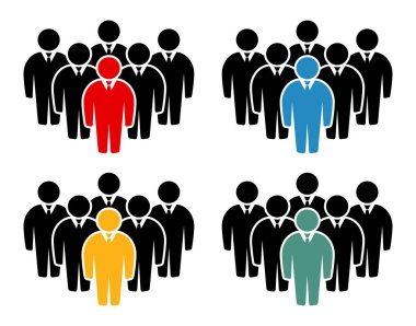 Sembol, insan ikonu. vektör dosyası.