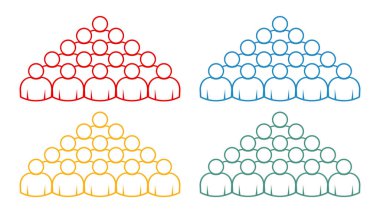 Sembol, insan ikonu. vektör dosyası.