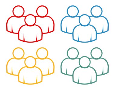 Sembol, insan ikonu. vektör dosyası.