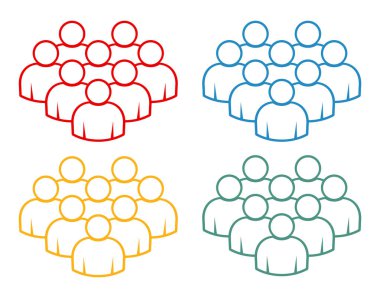 Sembol, insan ikonu. vektör dosyası.