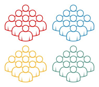 Sembol, insan ikonu. vektör dosyası.