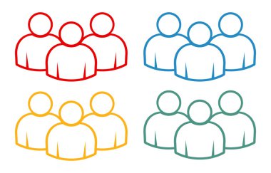 Sembol, insan ikonu. vektör dosyası.