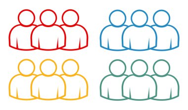 Sembol, insan ikonu. vektör dosyası.