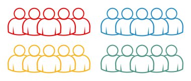 Sembol, insan ikonu. vektör dosyası.