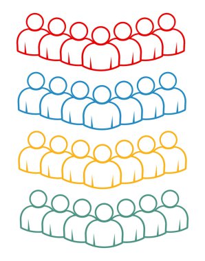 Sembol, insan ikonu. vektör dosyası.