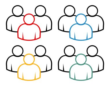 Sembol, insan ikonu. vektör dosyası.