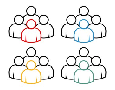 Sembol, insan ikonu. vektör dosyası.