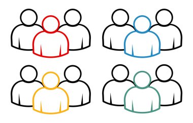 Sembol, insan ikonu. vektör dosyası.