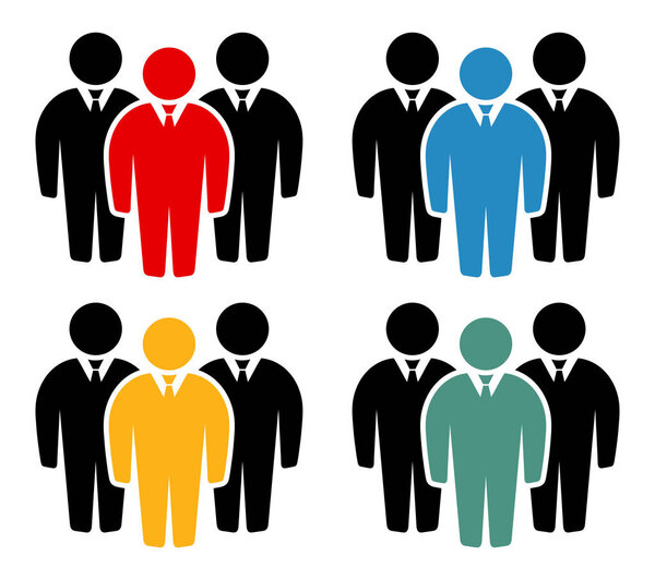 Символ, икона людей. векторный файл.