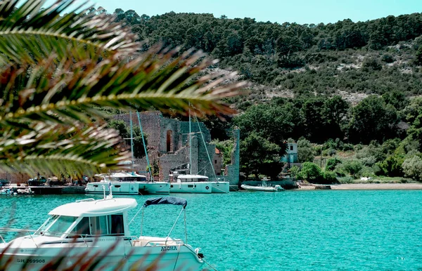 Остров Млет Национальный Парк Деревня Полаче Хорватия Мая 2023 Года — стоковое фото