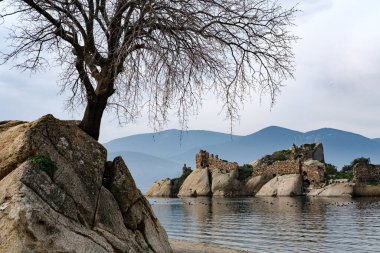 Türkiye 'nin Mugla kentindeki Bafa Gölü' nde küçük bir ada. Turistik yolların dışında Latmos kasabası Herakleia harabeleri var.