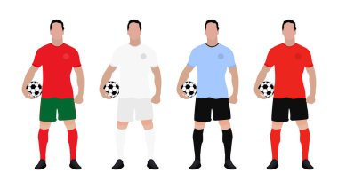 Futbol kupası takımı ve takım takımı.