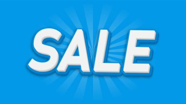 Renkli arkaplanlı satılık metin efekti