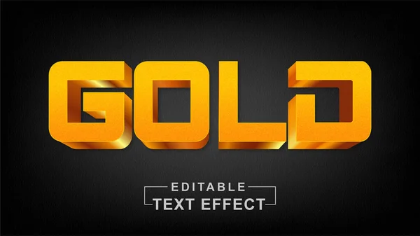 Lüks altın 3d metin düzenleme efekti