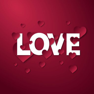 Mutlu Sevgililer günü şık aşk arka plan