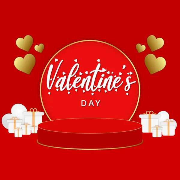 stylish elegant happy valentine's day background