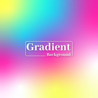  Renkli gradyan arkaplan tasarımı