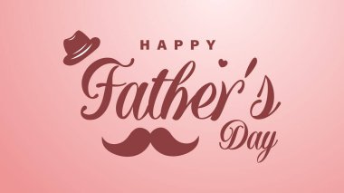 Babalar Günü posteri ya da afiş şablonu