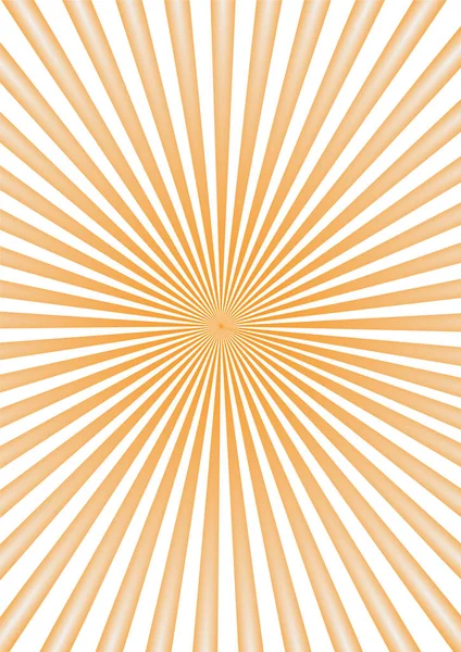 Желтые Солнечные Лучи — стоковый вектор