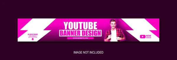 Yaratıcı youtube afiş şablonu