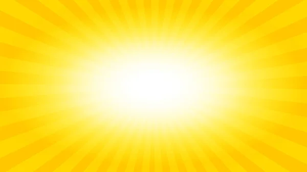 Yellow Sunbursta Background Design — Stock Vector