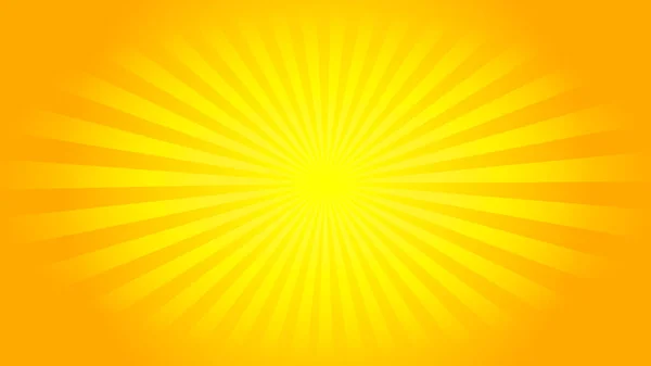 Σχεδιασμός Φόντο Κίτρινο Sunbursta — Διανυσματικό Αρχείο