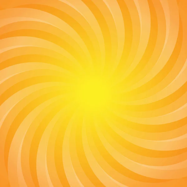 Žluté Sunbursta Pozadí Design — Stockový vektor