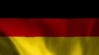 Dalgalanan Almanya bayrağı, dalgalanan video arkaplanı