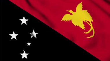 Papua Yeni Gine bayrak sallama arkaplanı