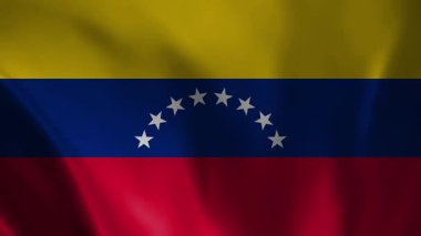 Venezuela Bayrak Dalgalanması Hava Hareketi Canlandırma Arkaplanı