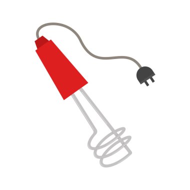 Elektrik kazanı, illüstrasyon, vektör, çizgi film