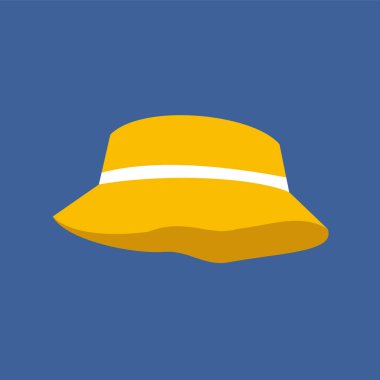 Şapka ikonu. düz resimleme 