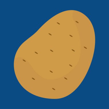 Patates simgesinin vektör illüstrasyonu