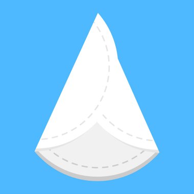 Mavi ve beyaz arkaplanın vektör çizimi