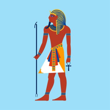 Kılıçlı bir kadının vektör çizimi.