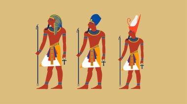 Düz tarzda bir kadının vektör illüstrasyonu.