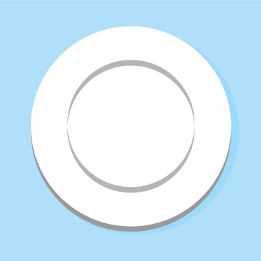 Beyaz bir arka plan üzerinde plaka