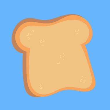 Ekmek ikonu. vektör illüstrasyonu