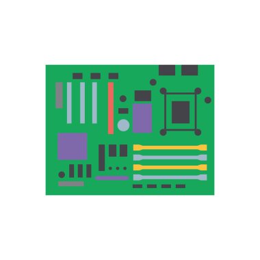 Modern b 'nin vektör gösterimi işlemci simgesinden yoksun